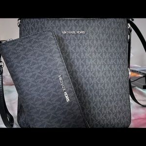 MK Purse & Wallet Set